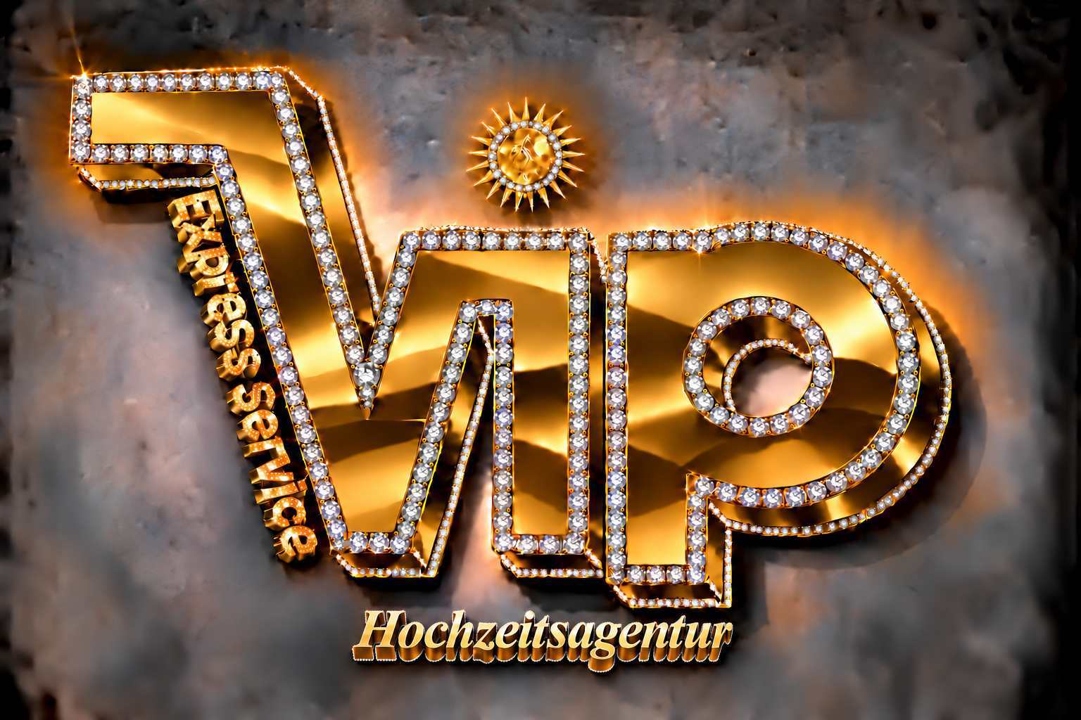 VIP Express Logo-Variante: Hochzeitsagentur